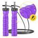 Скакалка швидкісна для кросфіту 4FIZJO Speed Rope PRO+ Violet (P-5907739313188) 50003105 фото 10