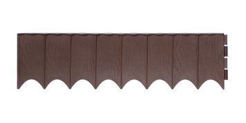 Бордюр садовий Prosperplast GARDEN FENCE, коричневий, 5,9 м 897959440 фото