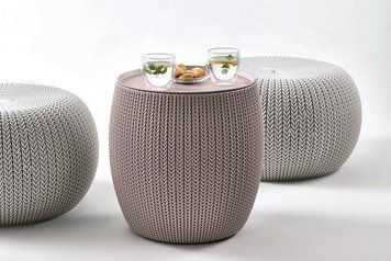 Стіл-скриня KETER KNIT (COZIES) TABLE 41 л, ліловий 897957401 фото