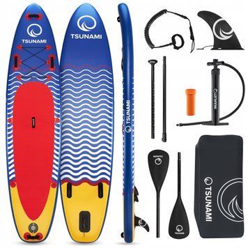 Надувна SUP дошка TSUNAMI 350 см з веслом Wave T04 (P-5907739314239) 50004396 фото