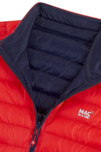 Пуховик Mac in a Sac POLAR REVERSIBLE DOWN JACKET MEN Flame/Navy (S) 9022 фото