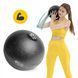 Слембол (медичний м'яч) для кросфіту 4FIZJO Slam Ball 10 кг Black (P-5907739315441) 50005281 фото 7