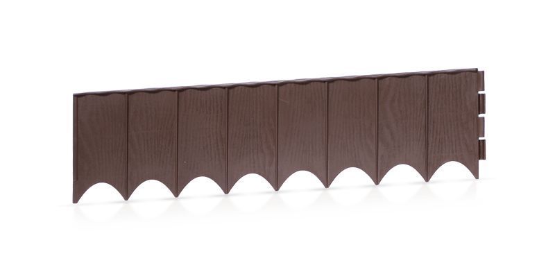 Бордюр садовий Prosperplast GARDEN FENCE, коричневий, 5,9 м 897959440 фото