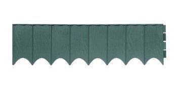 Бордюр садовий Prosperplast GARDEN FENCE, темно-зелений, 5,9 м 897959443 фото