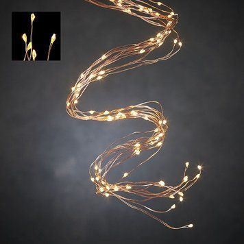 Гирлянда "Охапка струн", "Luca Lighting", 2м, цвет теплый белый 1518363490 фото