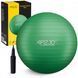 М'яч для фітнесу (фітбол) 4FIZJO 55 см Anti-Burst Green (P-5907739316264) 50005335 фото 1