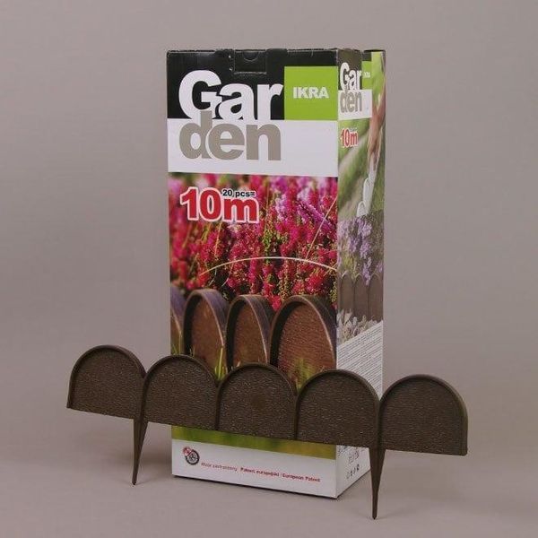 Бордюр садовий Prosperplast GARDEN LINE, коричневий, 10 м 897959445 фото