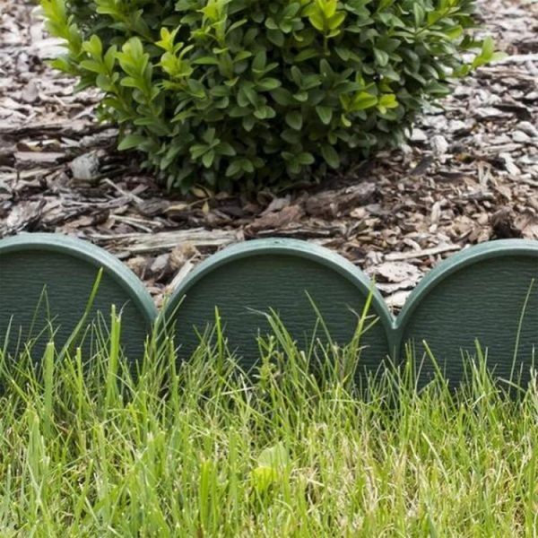 Бордюр садовый Prosperplast GARDEN LINE, темно-зеленый, 10 м 897959447 фото
