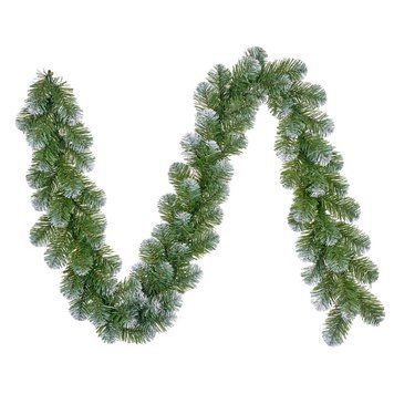 Гирлянда 270 см. декоративная Norton зеленая с инеем, Black Box Trees&reg; 1086444456 фото