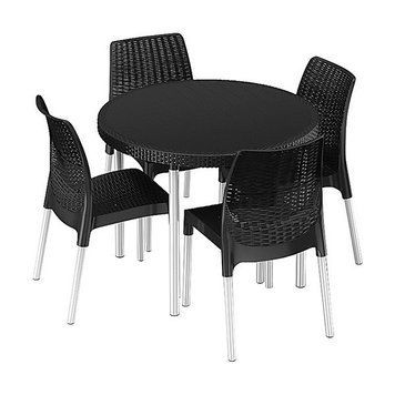 Комплект садових меблів Keter Jersey set, сірий 894913090 фото