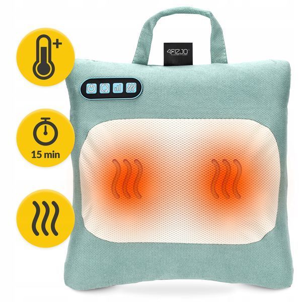 Подушка-масажер 4FIZJO Shiatsu Lite Green (P-5905973404143) 50005239 фото