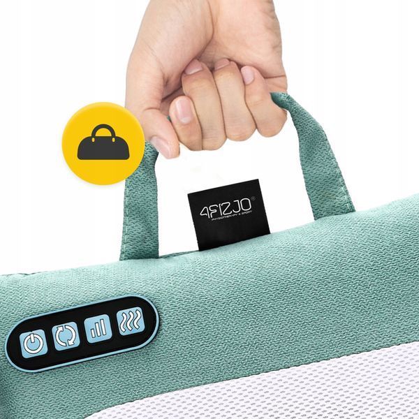 Подушка-масажер 4FIZJO Shiatsu Lite Green (P-5905973404143) 50005239 фото
