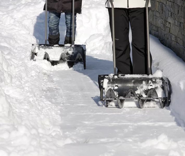 Лопата-снегоочиститель Prosperplast Snow Mover с ротором, 59*118 см, ковш пластик, ручка металл 1970053068 фото