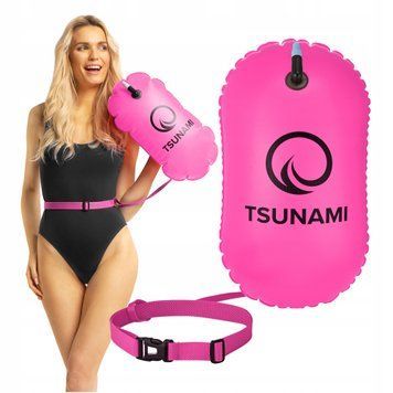Базовый надувной розовый плавательный буй TSUNAMI (P-5907739314079) 50005439 фото