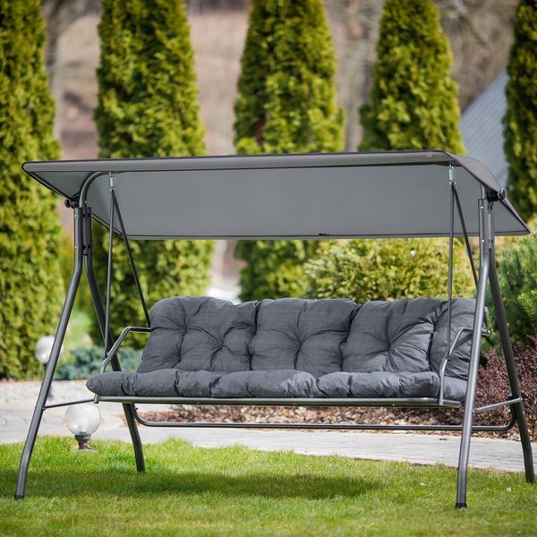 Гойдалка садова Patio Sevilla, антрацит 1881078587 фото