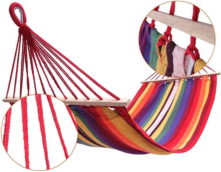 Гамак KingCamp Canvas Hammock(KG3762/28) Dark red 8083 фото