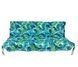 Матрас для гойдалки водовідштовхуючий eGarden BLUE LEAVES 170x110x8 стьобаний 5306 фото