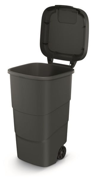 Бак для сміття Prosperplast Wheeler 110 л, антрацит 1979003046 фото