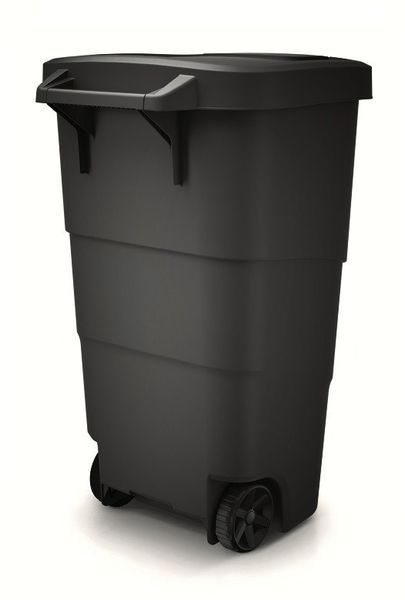 Бак для сміття Prosperplast Wheeler 110 л, антрацит 1979003046 фото