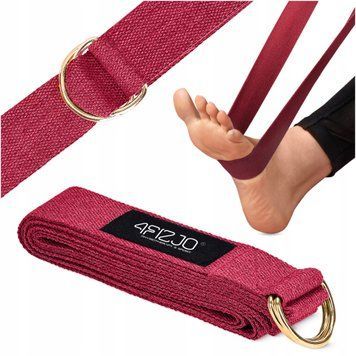 Ремінь для йоги 4FIZJO 300 см Red (P-5907739315373) 50004886 фото