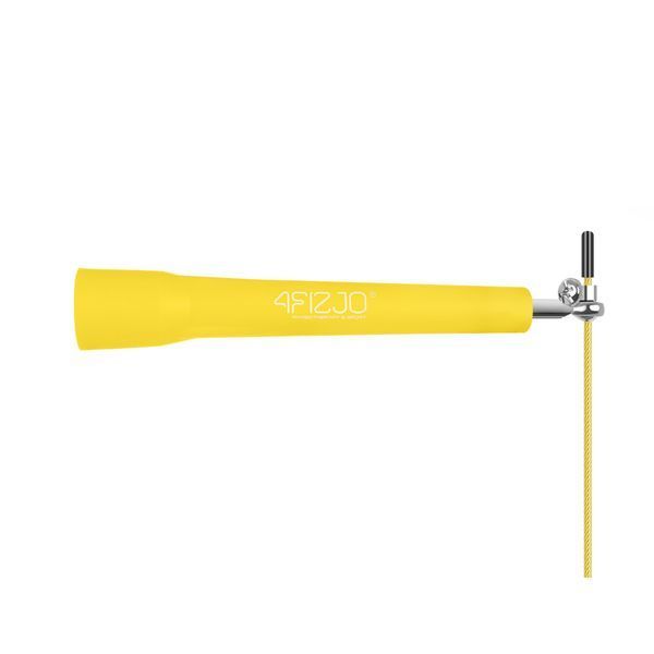 Скакалка швидкісна для кросфіту 4FIZJO Standard+ Yellow (P-5907739311535) 50002367 фото