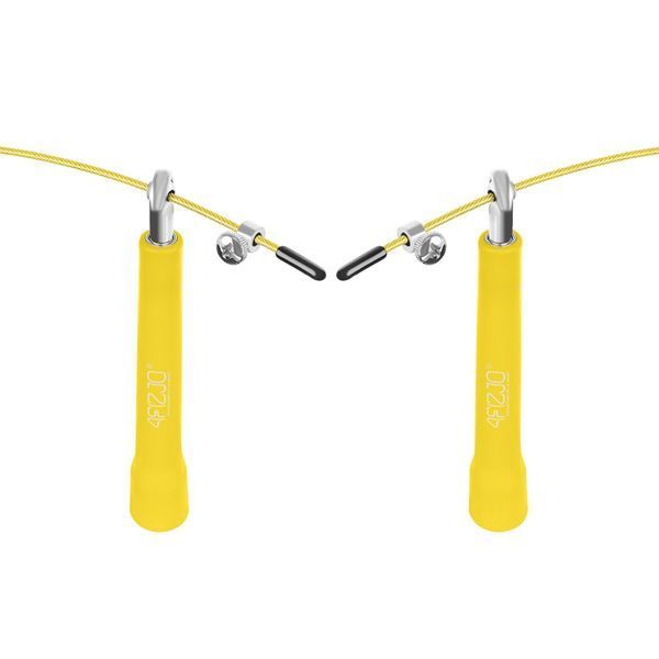 Скакалка швидкісна для кросфіту 4FIZJO Standard+ Yellow (P-5907739311535) 50002367 фото