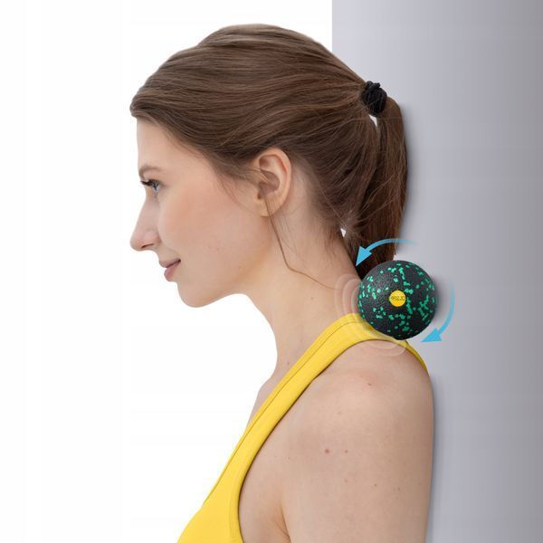 Масажний м'яч 4FIZJO EPP Ball 08 Black/Green (P-5907222931233) 50001362 фото
