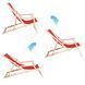 Деревянный шезлонг для пляжа, террасы и сада Springos DC0003 RED 50003649 фото 9
