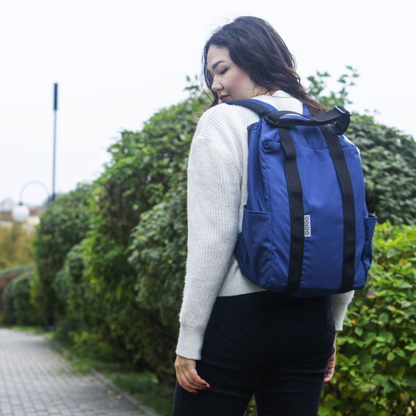 Рюкзак-антикрадій OOLOO Кенгуру mini 40x30x12 см, синій 2875 30004108 фото